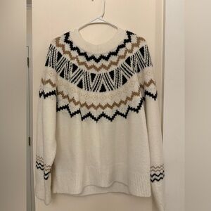 Z Supply Women's Sweater - Cream, Black, and Brown